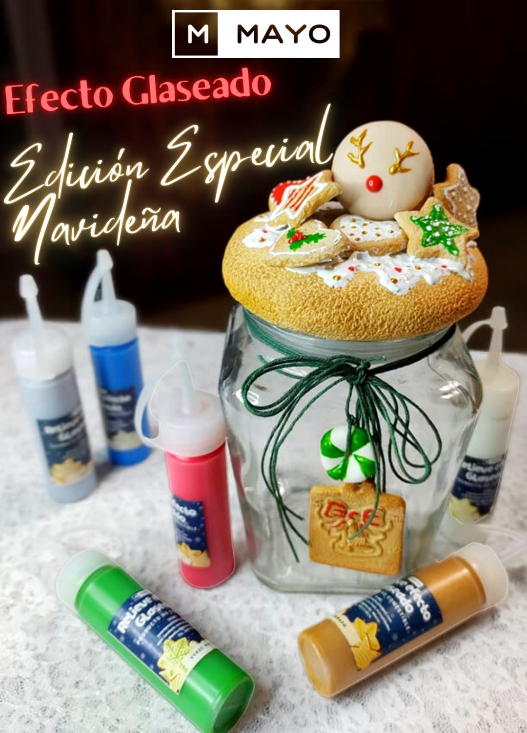 Kit Efecto Glaseado Edicion Especial Navidena Mayo Manualidades