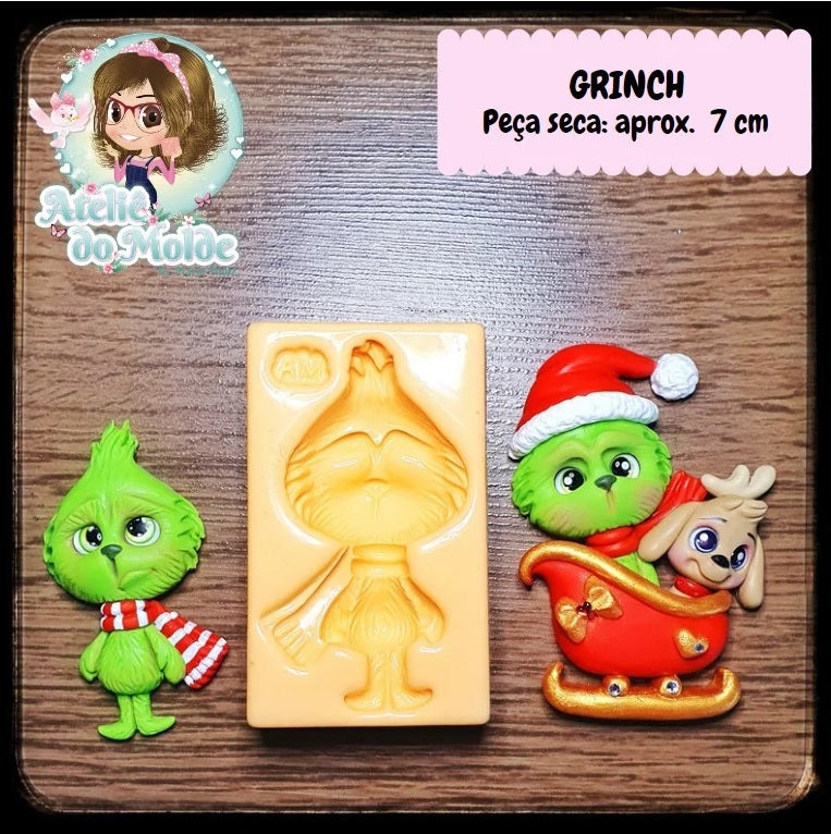 Molde de Silicon Grinch AdM