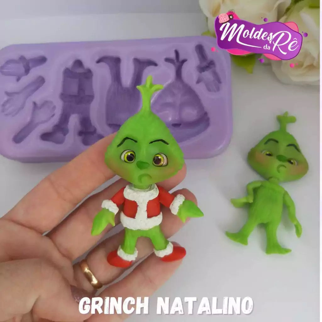 Molde de Silicon Grinch Natalino MDR