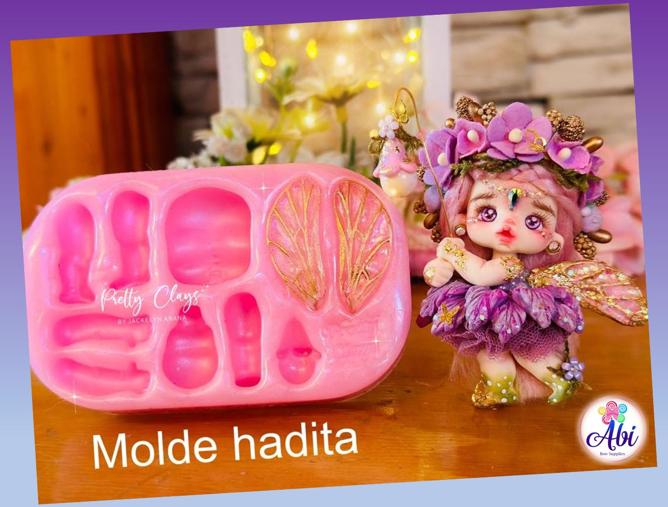 Molde de Silicon Hadita Pretty Clays