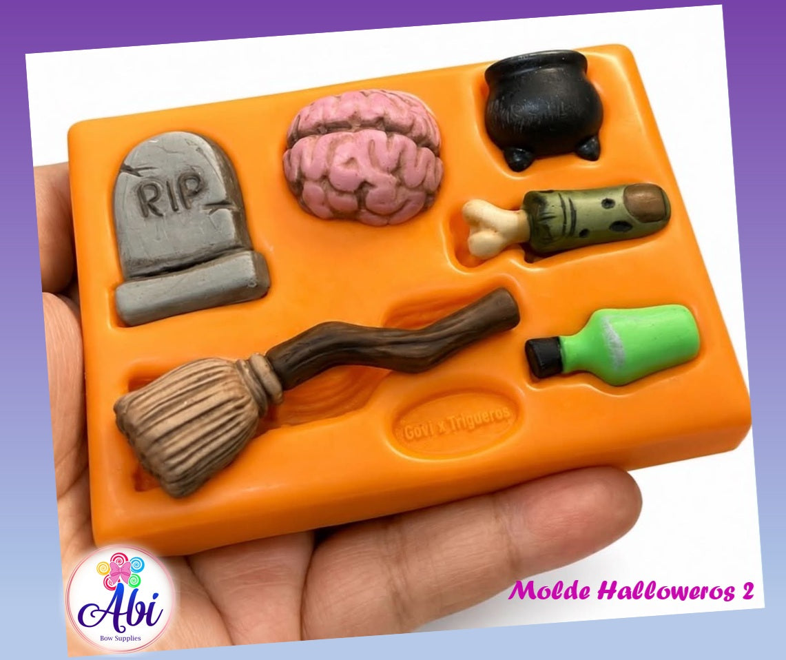 Molde de Silicon Halloweros 1. Trigueros Flex