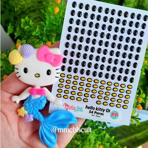 Ojos Resinados Nivia Art Gatita Hello 01