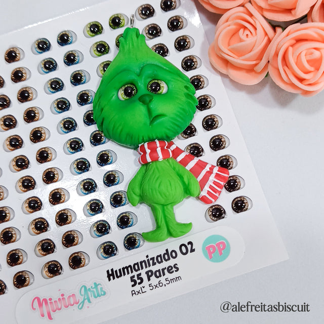 Ojos Resinados Nivia Art Mod. Humanizado 2