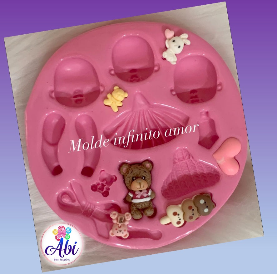 Molde de Silicon Infinito Amor Mari Garcia