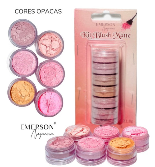 Polvo Magico Emerson Nogueira Blush Matte Opaca
