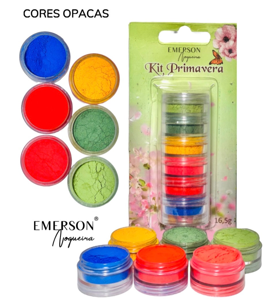 Polvo Magico Emerson Nogueira Kit Primavera Opaca