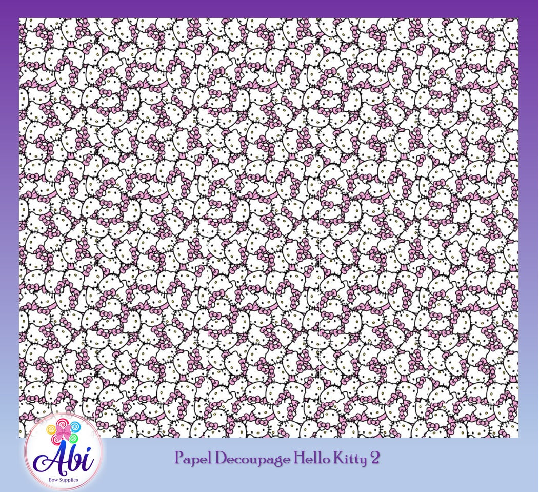 Papel Decoupage Mod. H. Kitty 2