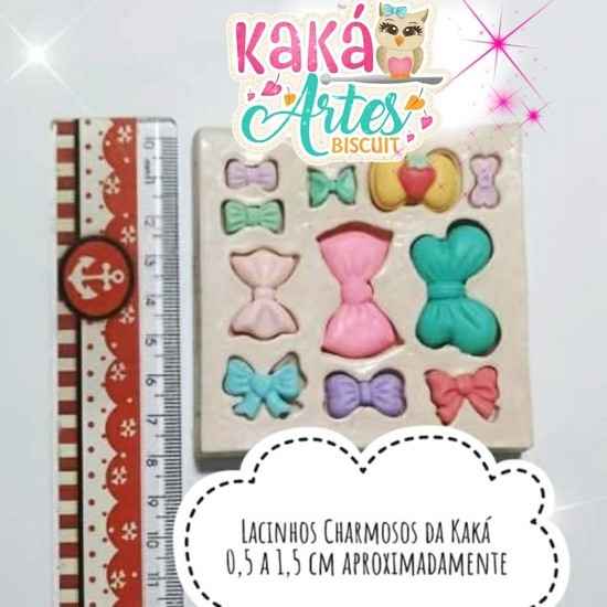 Molde de Silicon Lacinhos Charmosos da Kaká