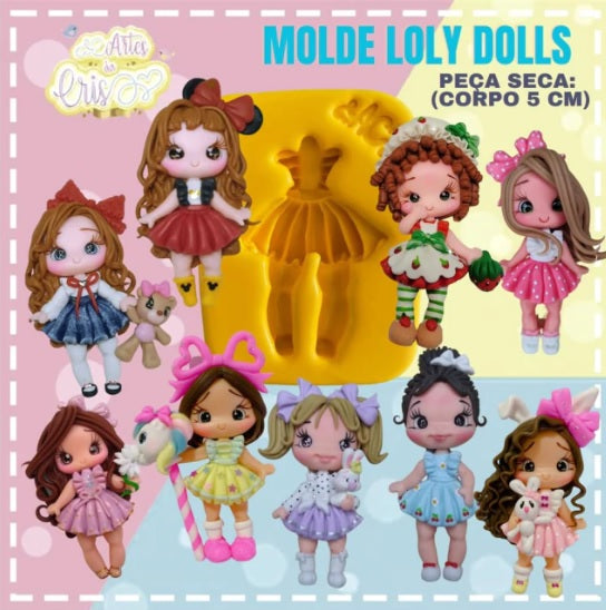 Molde de Silicon Loly Dolls AC