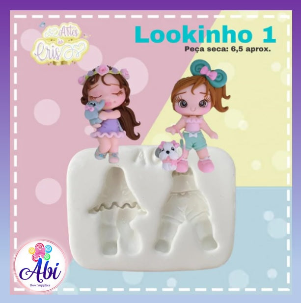 Molde de Silicon Lookinho 1 Artes da Cris