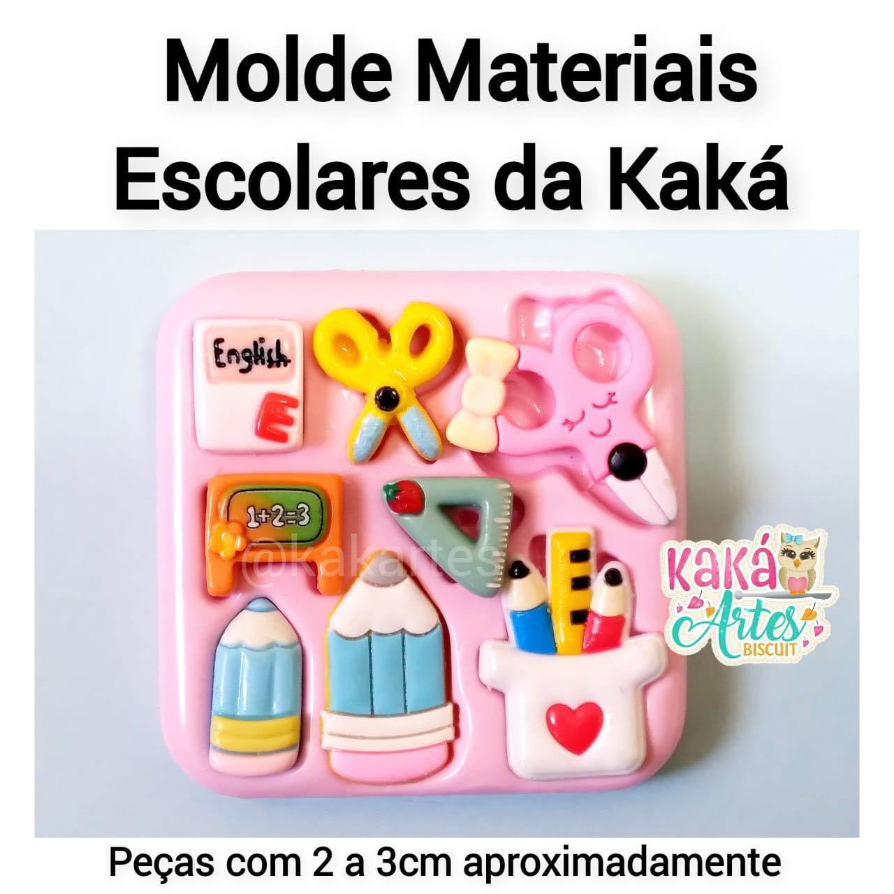 Molde de Silicon Materiais Escolares KK