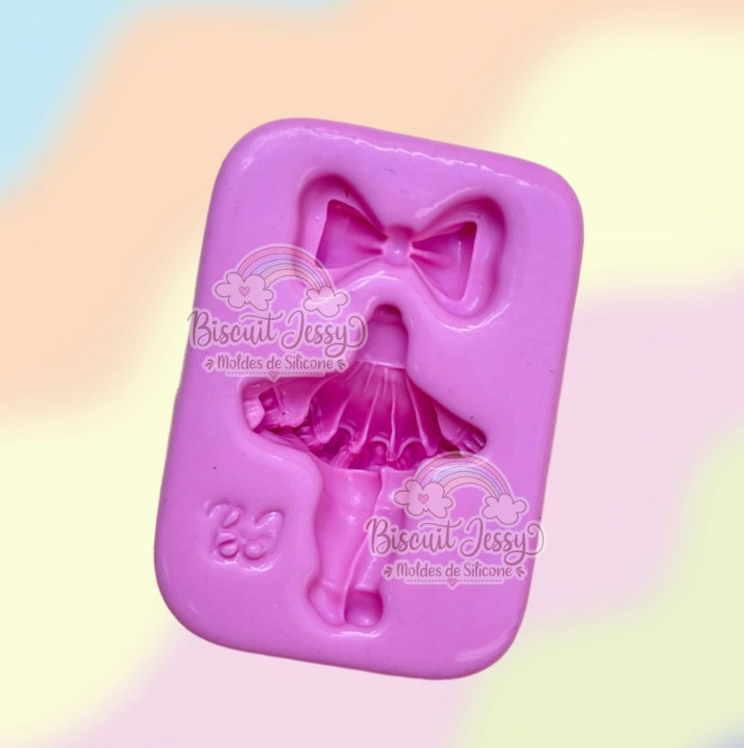 Molde de Silicon Menina Doll 2 BJ