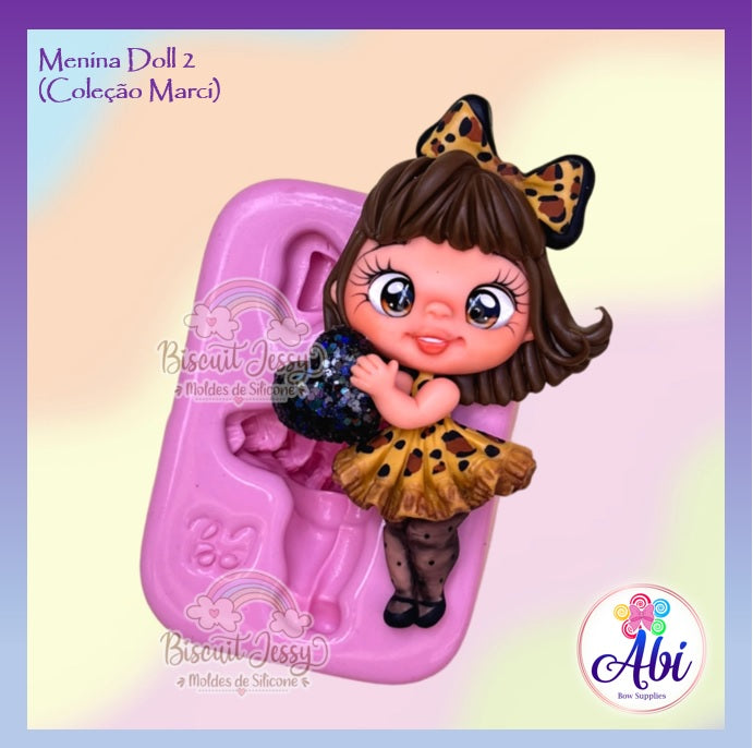 Molde de Silicon Menina Doll 2 BJ