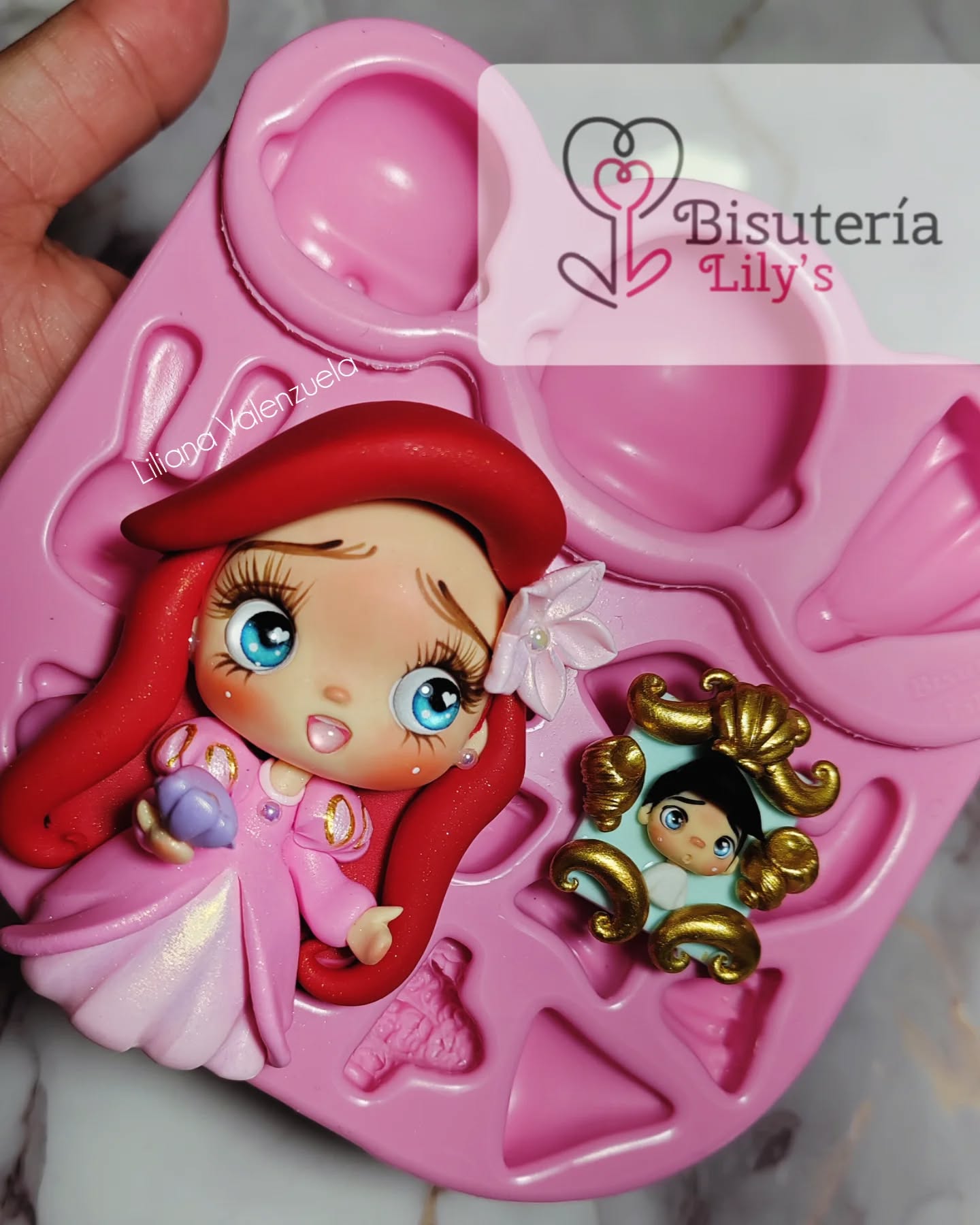 Molde de Silicon Mi Pequeno Nacimiento Bisuteria Lily's