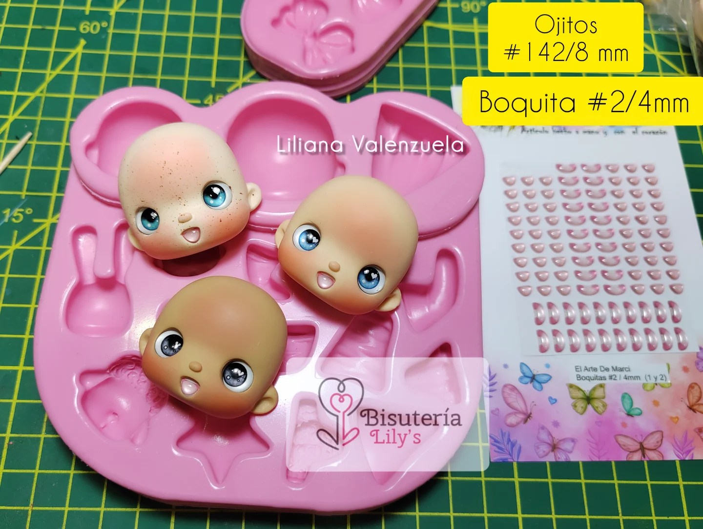 Molde de Silicon Mi Pequeno Nacimiento Bisuteria Lily's