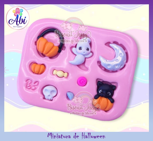Molde de Silicon Miniatura de Halloween BJ