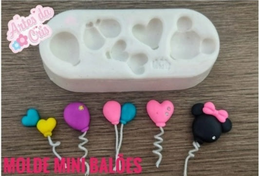 Molde de Silicon Mini Baloes AC