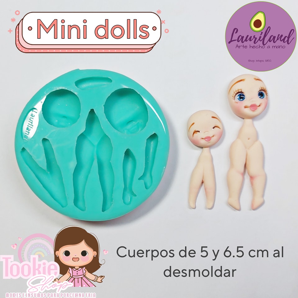 Molde de Silicon Mini Dolls TS/L