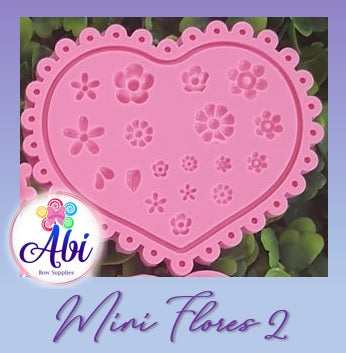 Molde de Silicon Mini Flores 2 MG