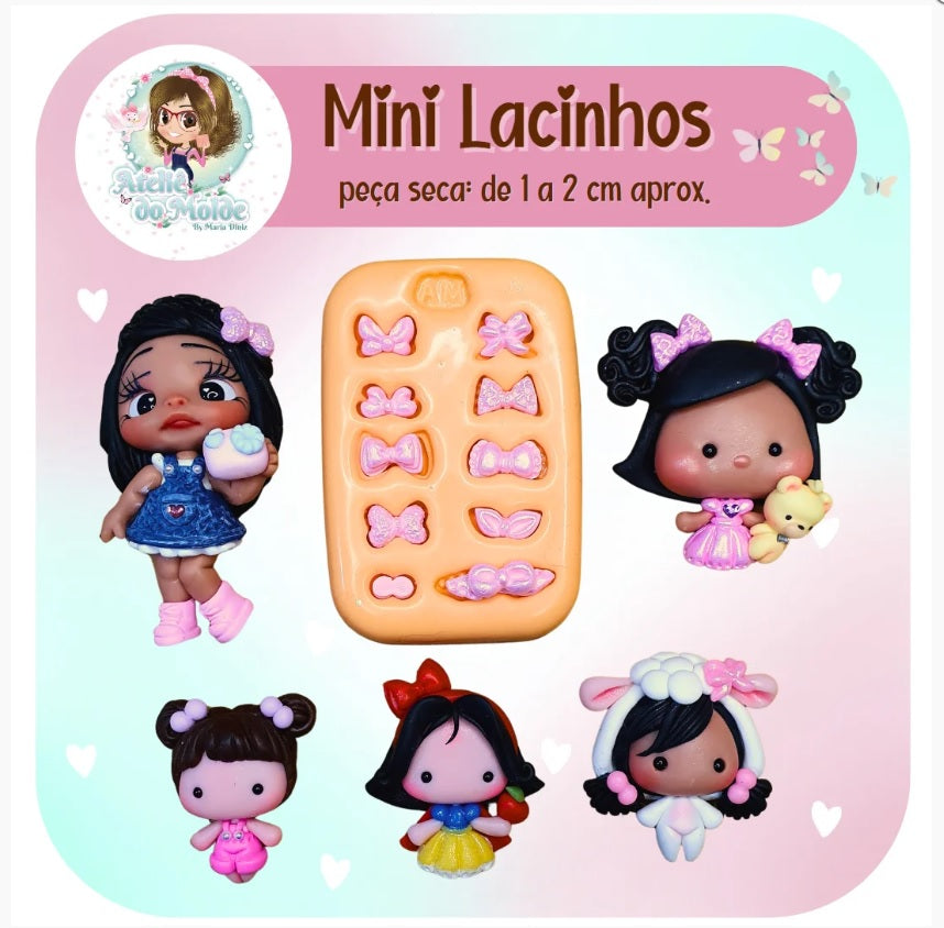 Molde de Silicon Mini Lacinhos AdM