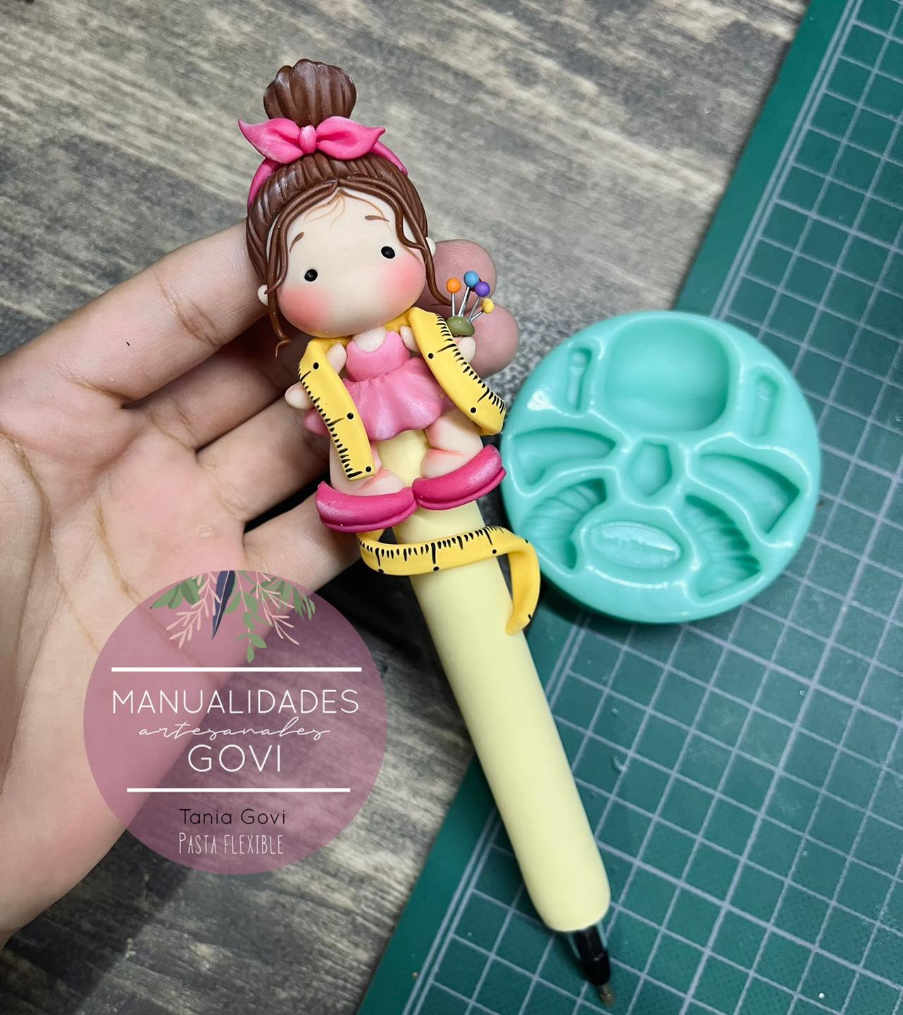 Molde de Silicon Piernitas Locas Mini. Trigueros Flex