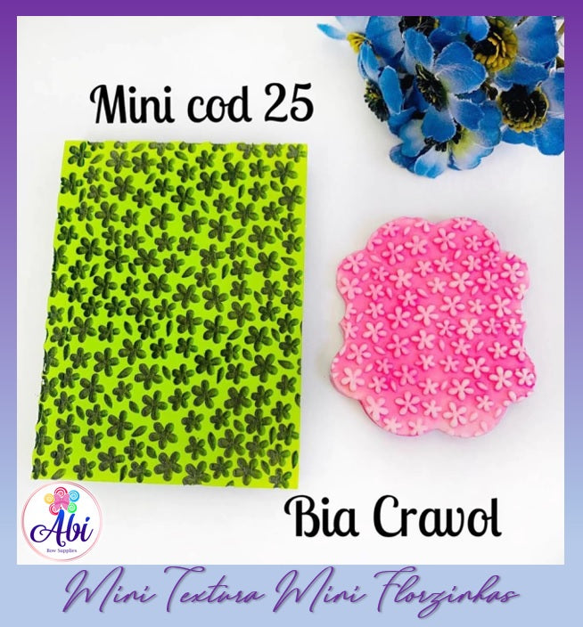 Mini Texturizador Mini Florzinhas / Mini Flores BC