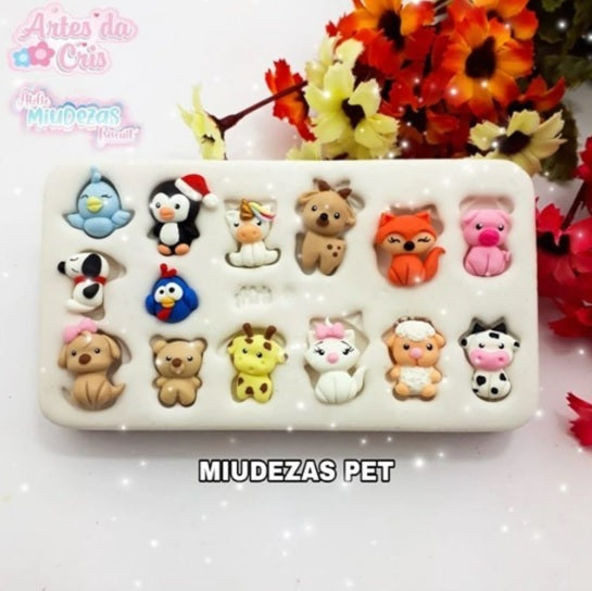 Molde de Silicon Miudezas Pet AC