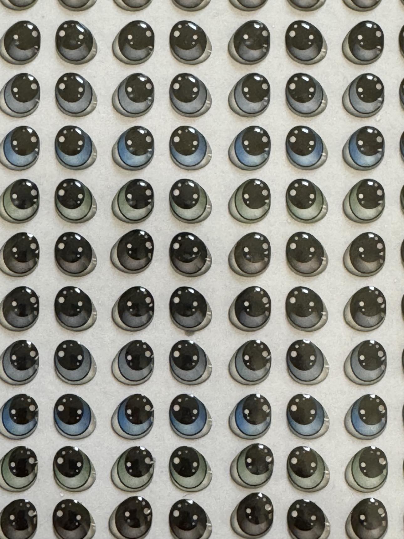 Ojitos Resinados EAM Mod 02, 8mm