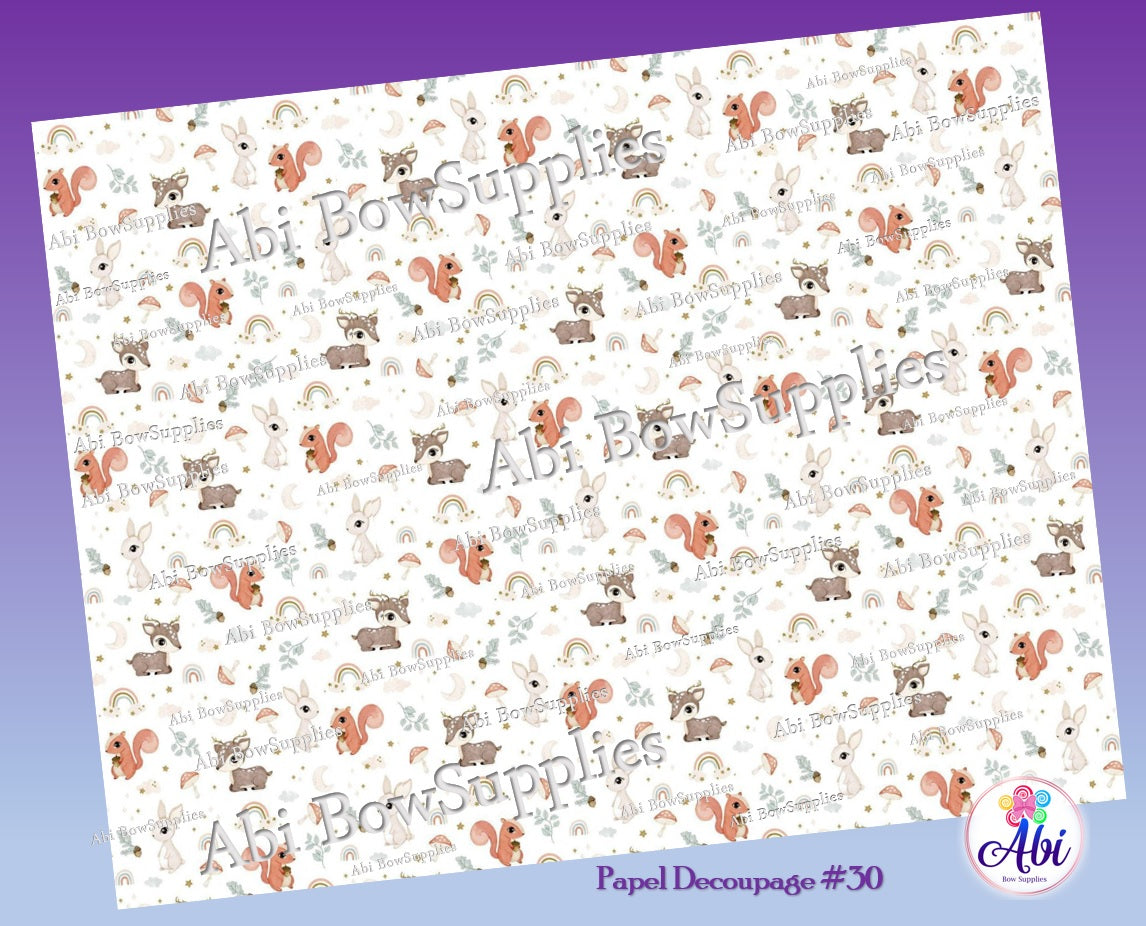 Papel Decoupage Mod 30