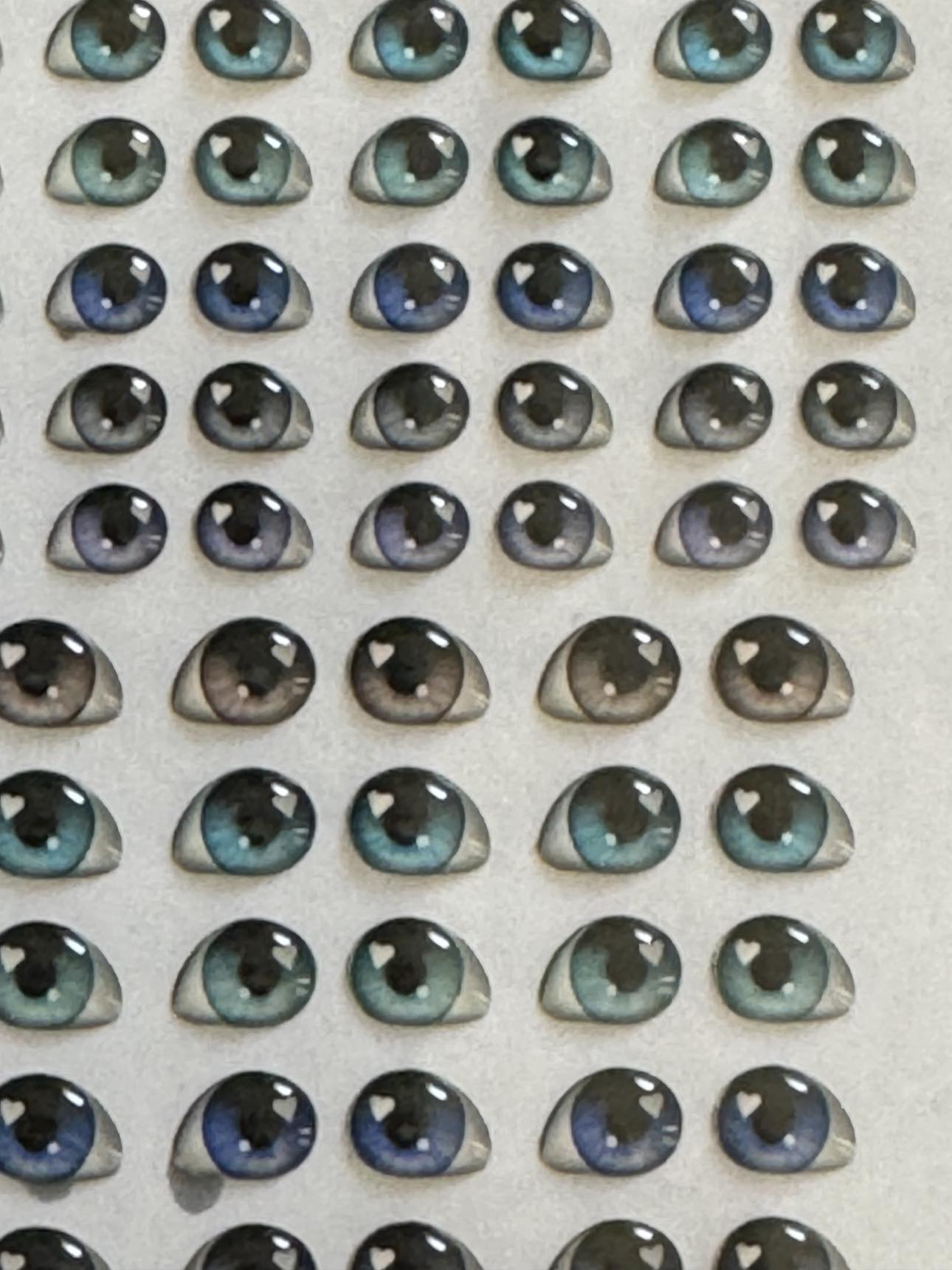 Ojitos Resinados El Arte de Marci, Mod 70