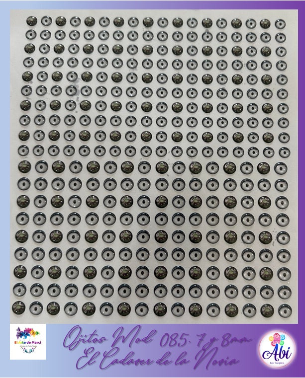 Planilla Ojos 3D Mod. 85, 7 y 8mm EAM