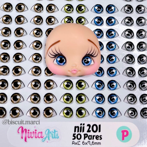 Ojitos Resinados Nivia Arts nii 201