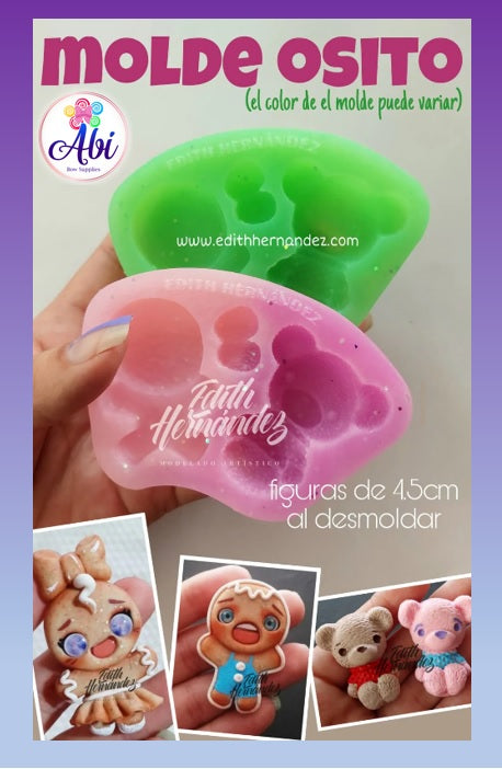 Molde de Silicon Osito EH