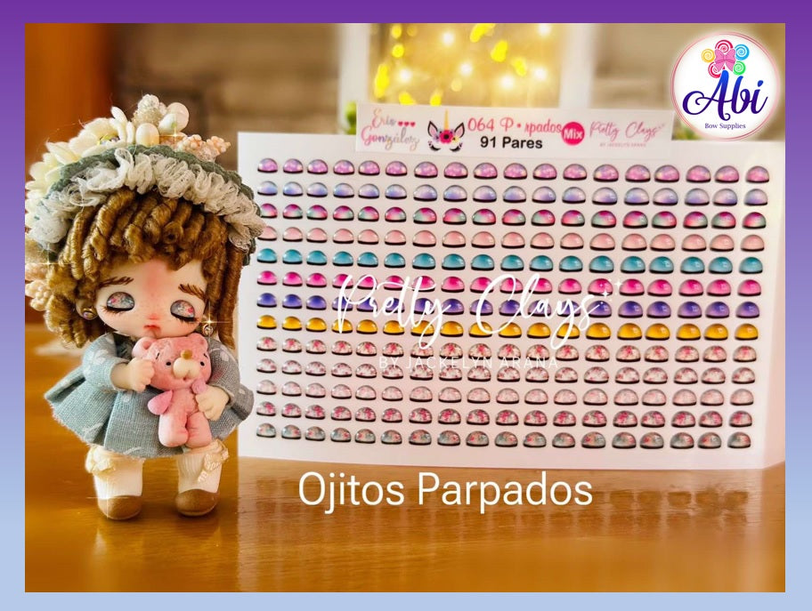 Parpados Resinados. Eris Gonzales/Pretty Clays