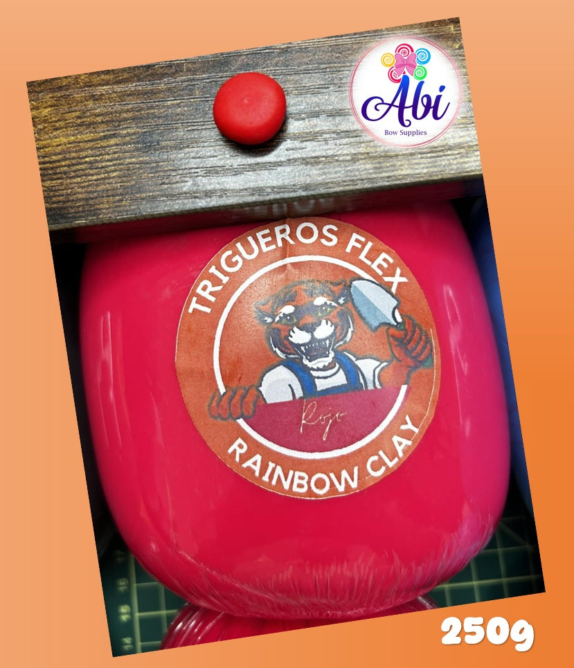 Porcelana Flexible color Rojo. Trigueros Flex