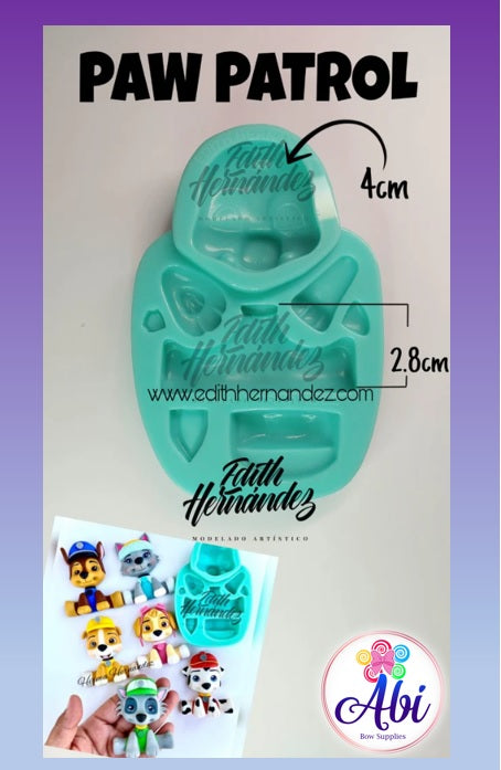 Molde de Silicon Paw Patrol EH
