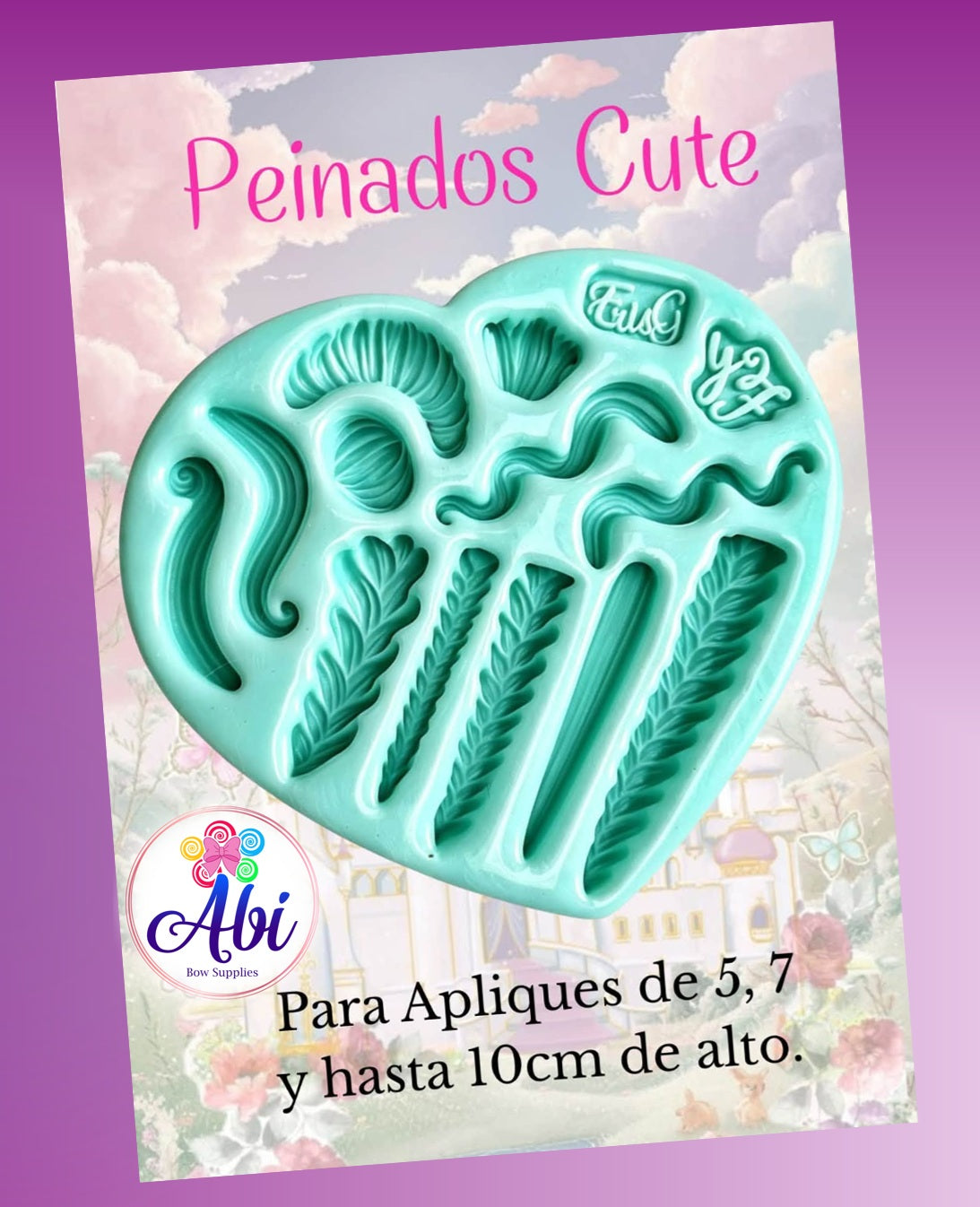 Molde de Silicon Peinados Cute. Eris Gonzalez