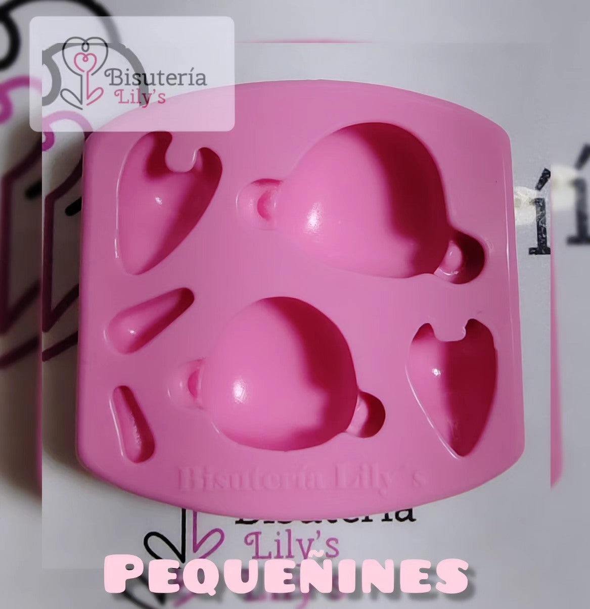 Molde de Silicon Pequenines. Coleccion Ternuritas Bisuteria Lily's