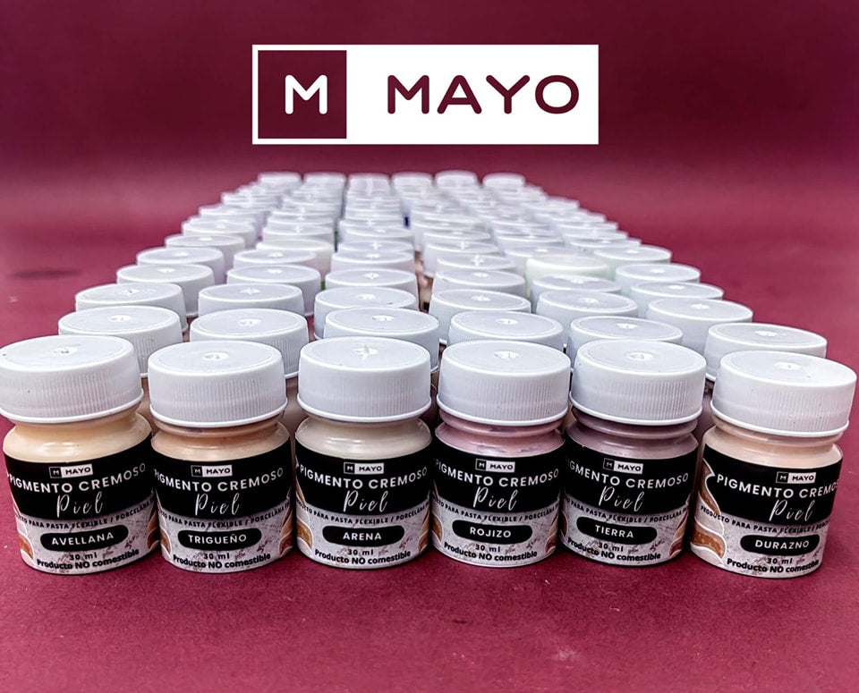 Gama de Pigmentos Cremosos Color Piel Mayo Manualidades
