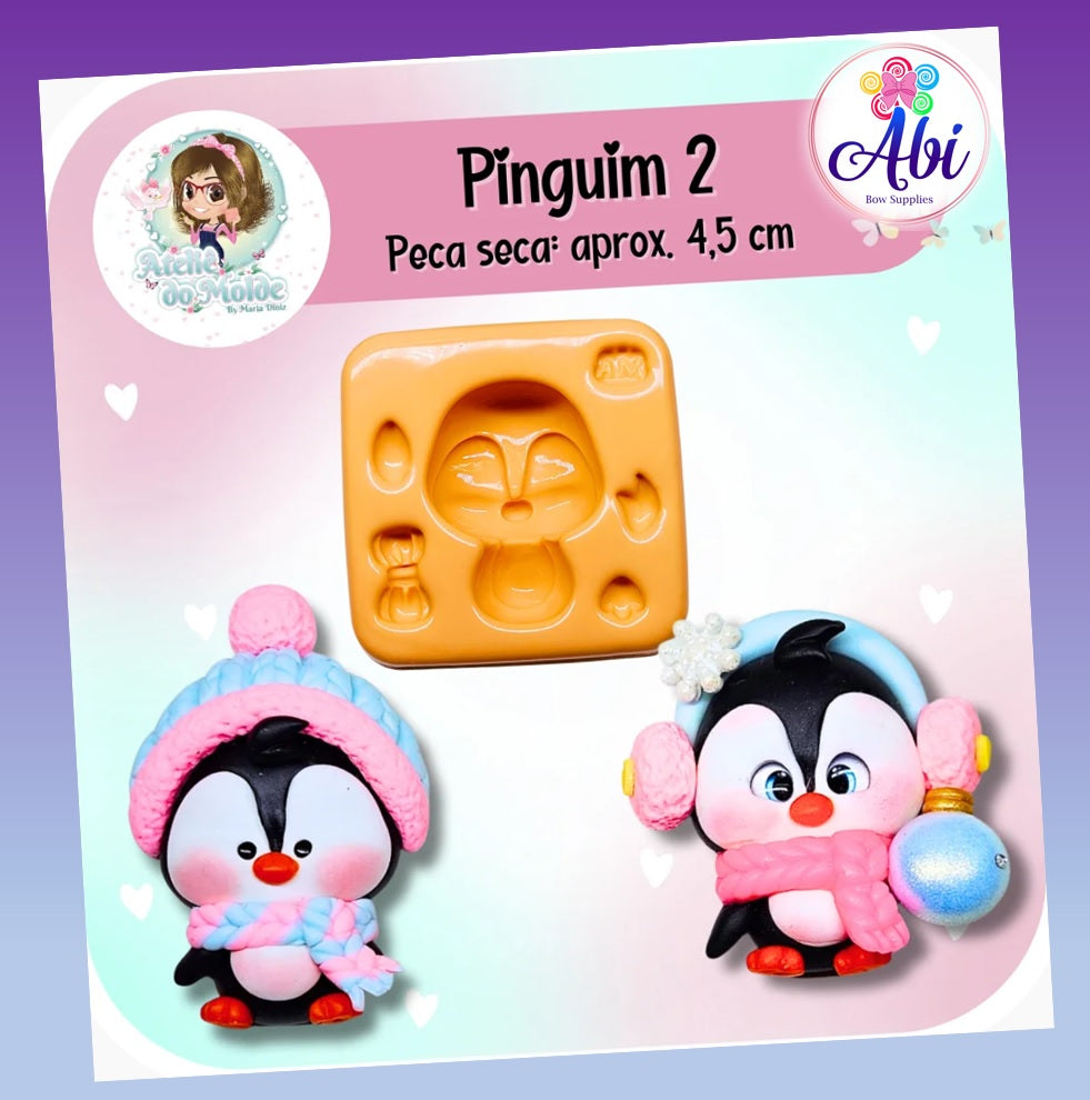 Molde de Silicon Pinguim 2 AdM