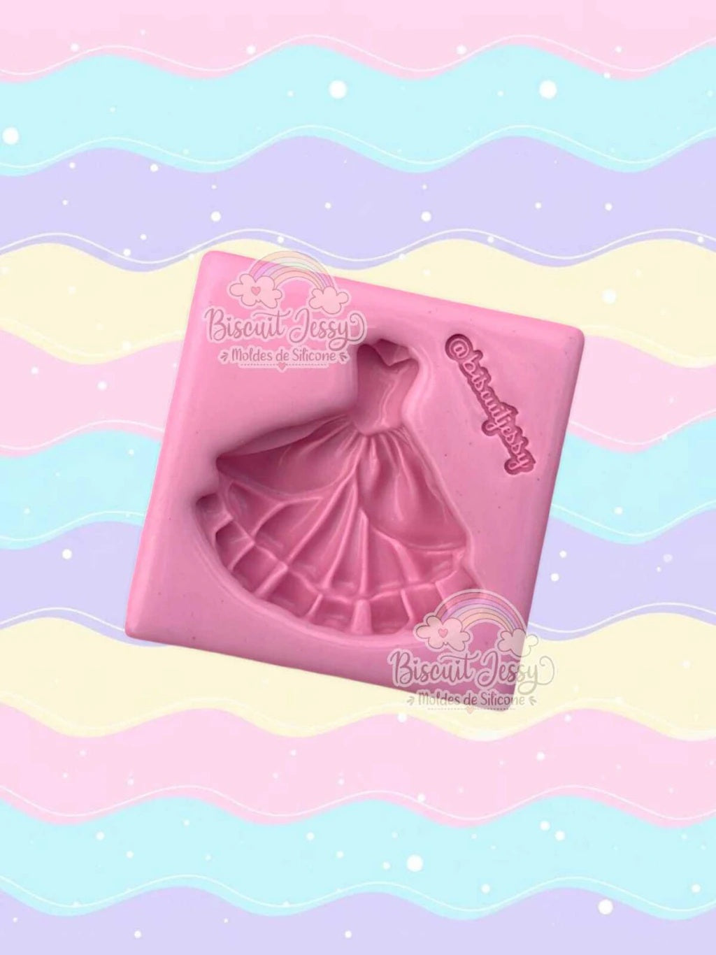 Molde de Silicon Princesa 8. Biscuit Jessy