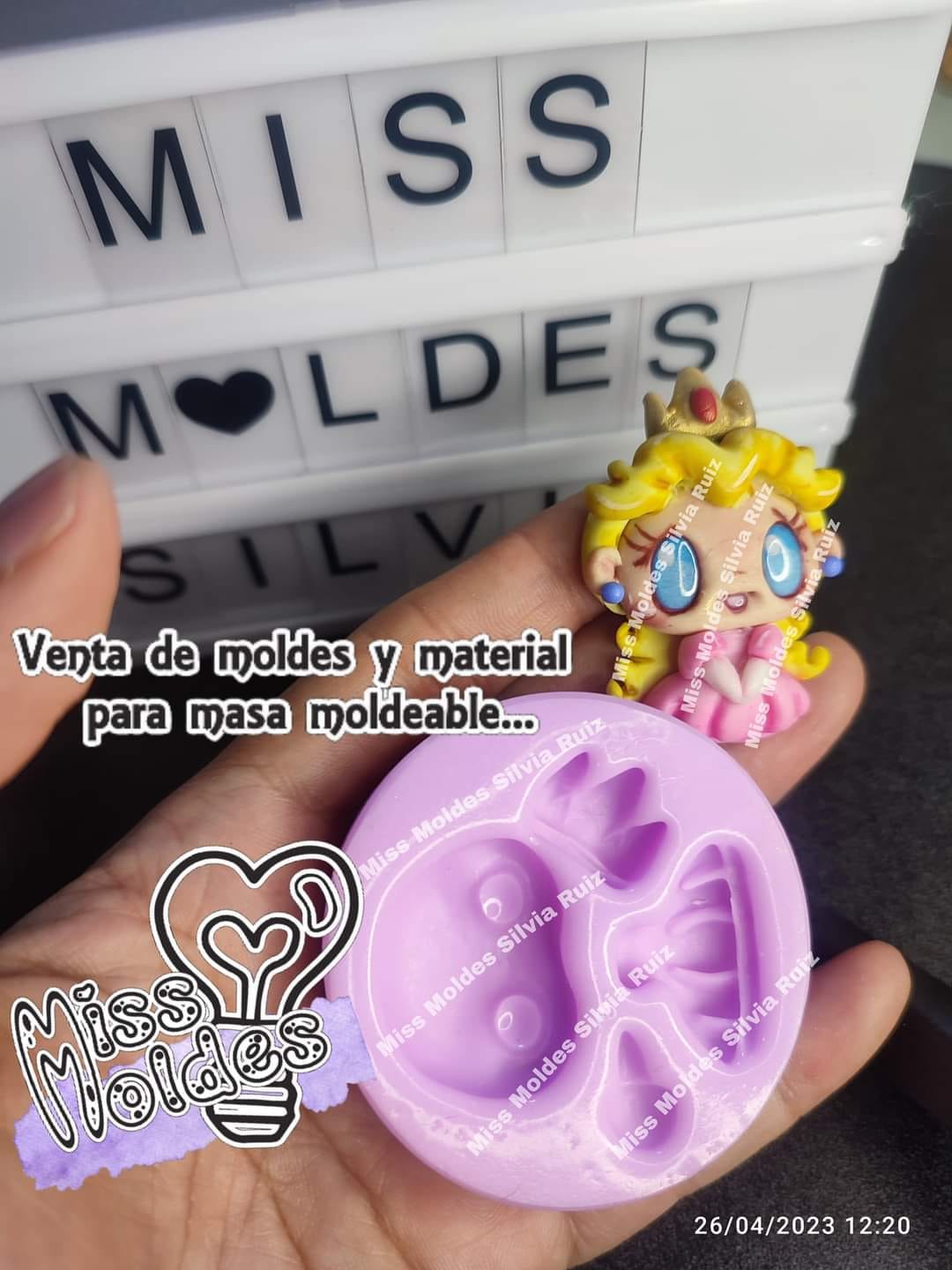 Molde de Silicon Mario Box