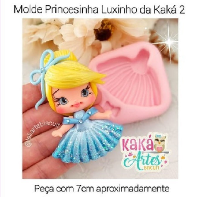 Molde de Silicon Princesinha Luxinho da Kaká 2