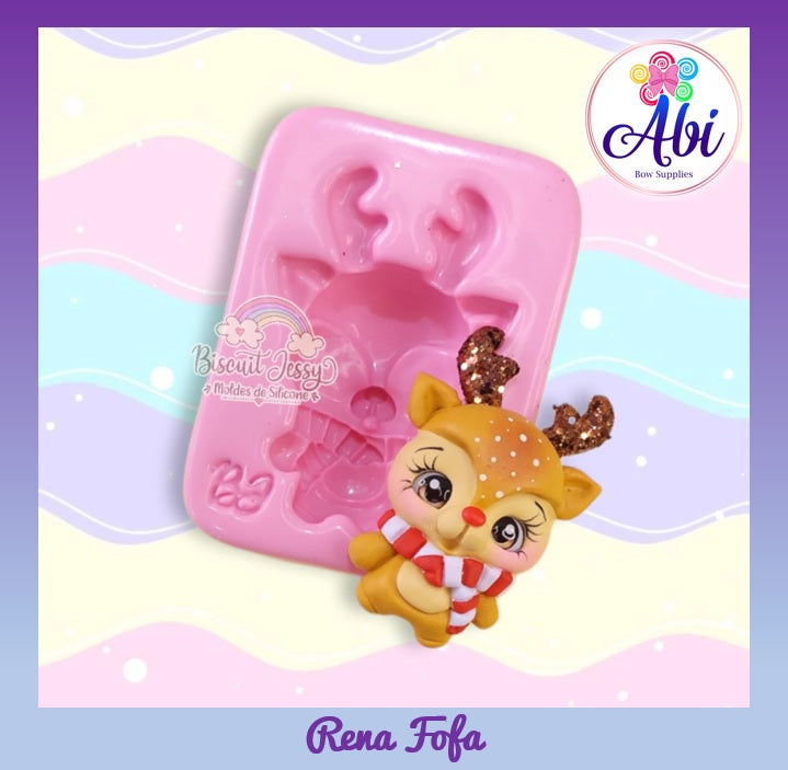 Molde de Silicon Rena Fofa Biscuit Jessy