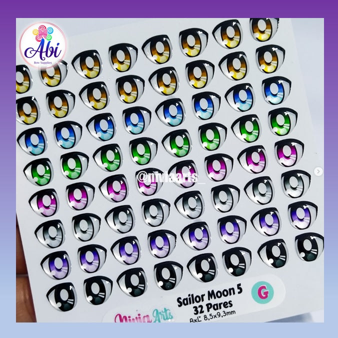 Ojitos Resinados Nivia Arts Mod. Sailor Moon 5