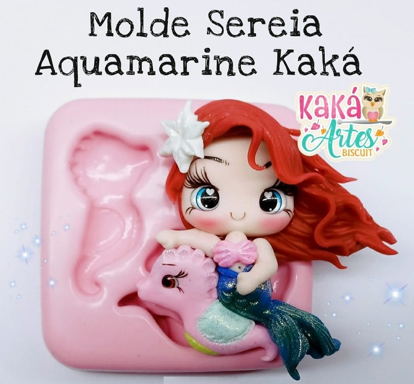 Molde de Silicon Sereia Aquamarine KK