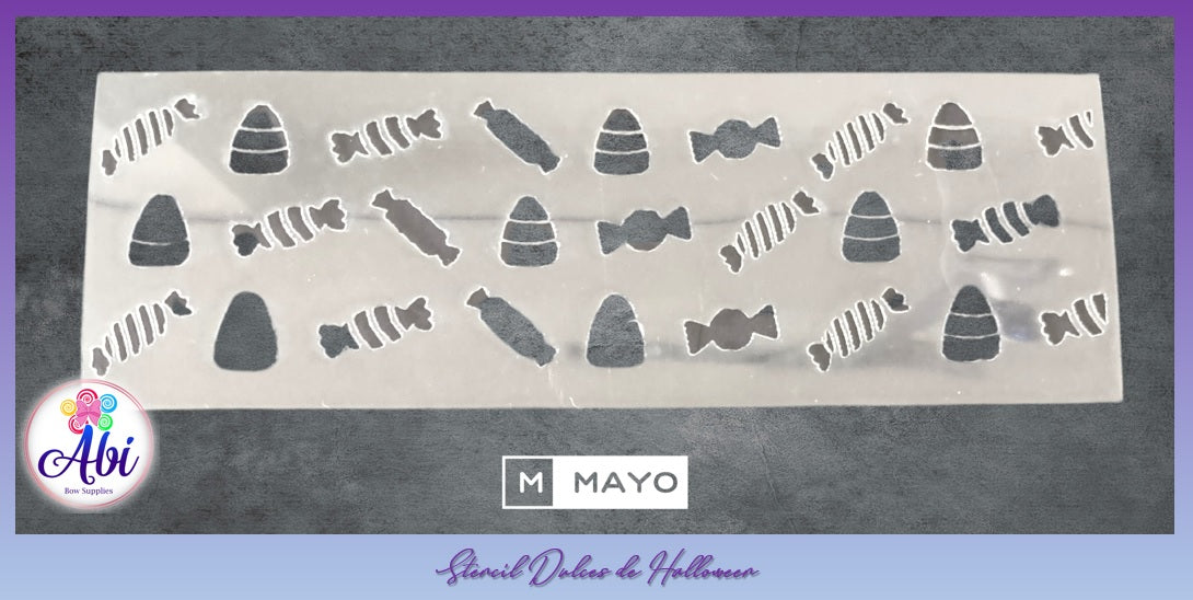 Stencil Dulces de Halloween