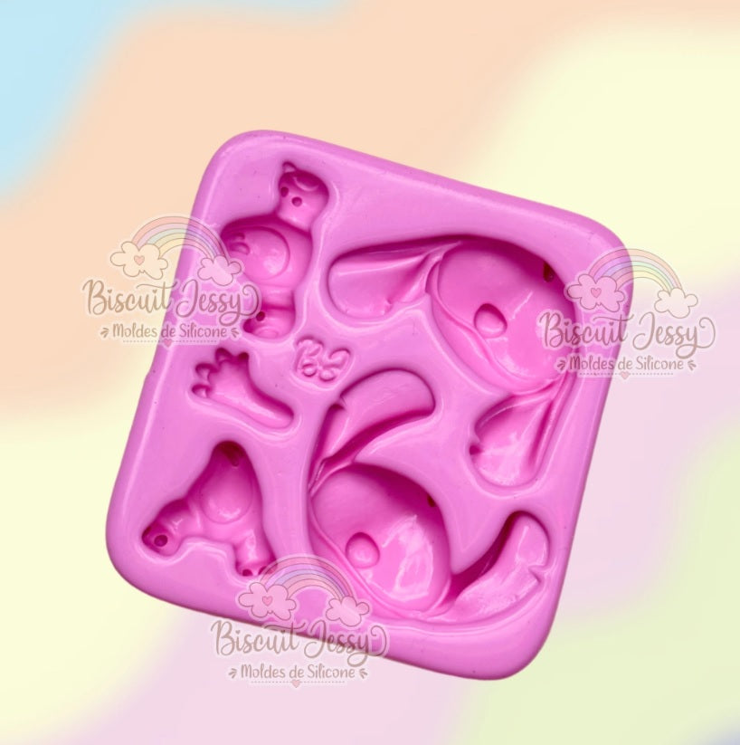 Molde de Silicon Stitch Biscuit Jessy