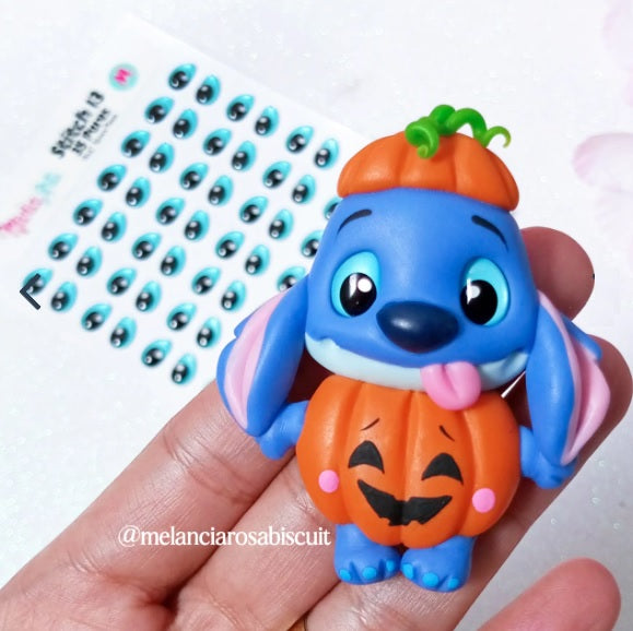 Ojos Resinados Stitch 13 NA