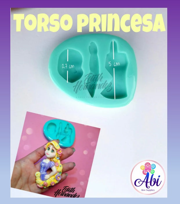 Molde de Silicon Torso Princesa EH